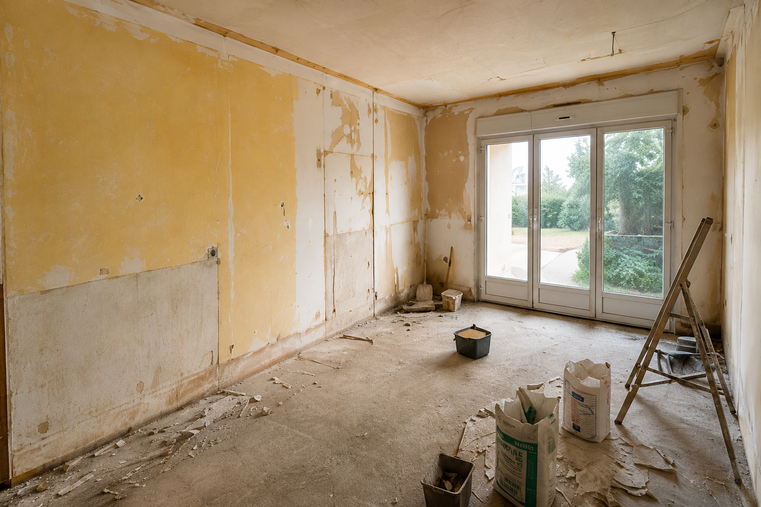 Avant rénovation - réalisation Vincendon Rénov'